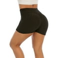 thumbnail image 4 of VENUZOR Yoga Shorts for Women Ruched Butt Lifting Booty Anti Cellulite Shorts Scrunch Textured Workout Shorts, 4 of 6