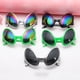 thumbnail image 2 of Divertidas gafas de extraterrestre, gafas de sol de fiesta, lentes de arcoíris y gafas de sol, baile de vacaciones, extraterrestres, formas alternativas, suministros para fiestas, 2 of 5