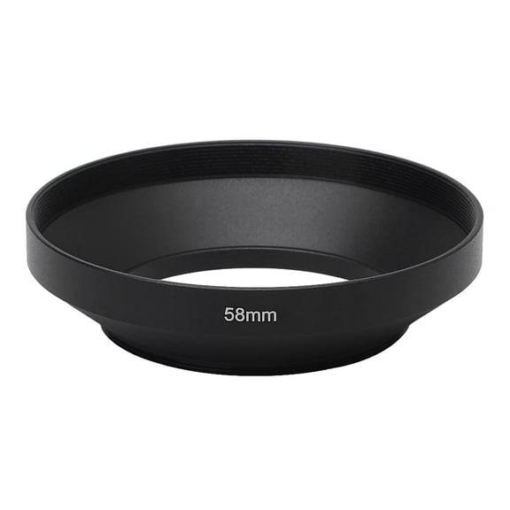 39 40.5 43 46 49 52 55 58 62 72mm Camera Metal Lens Hood Wide Angle Screw Mount Lens Hood for Digital Camera Accessory