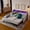 Beige, variant on Leumius Twin Size Upholstered Daybed with Trundle,Comfy Sofa Bed with LED Lights,Wireless Charging,Storage Adjustable Headboard,Beige
