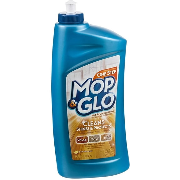 Reckitt Benckiser Mop & Glo Multi-Surface Floor Cleaner - Citrus Scent - 12 Pack, 32 Ounce