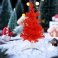 thumbnail image 5 of geerera 12 Inch Artificial Christmas Tree, Mini Tabletop Tree with Plastic Stand, Holiday Party Decor, for Home Display, Office Decor, Festive Decoration, 5 of 5