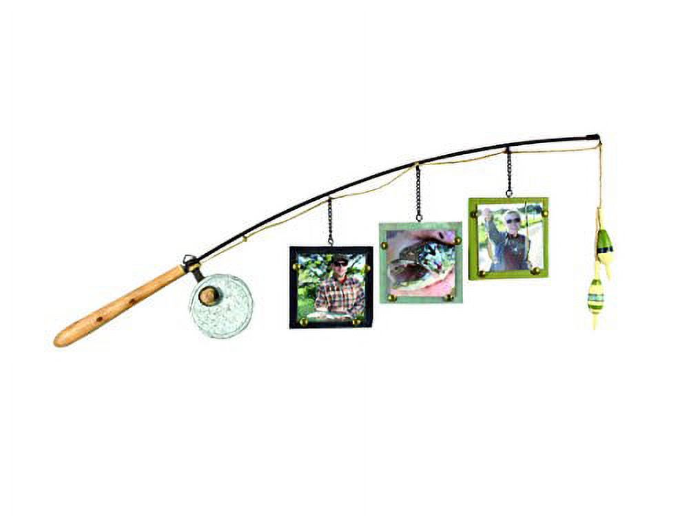 The Big Catch Fly Fishing Pole Photo Picture Holder Frame Themed Decor - image 5 of 5