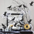 thumbnail image 3 of Cheerland Glitter Black Crow Banner Halloween Decorations, 32 Pcs, 16 ft, 3 of 5