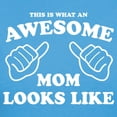 thumbnail image 3 of CafePress - Awesome Mom T Shirt - Women's Traditional Fit Dark T-Shirt, 3 of 4