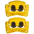 thumbnail image 2 of Power Stop Front Pair of Yellow Powder Coated Calipers S7084YLW, 2 of 4