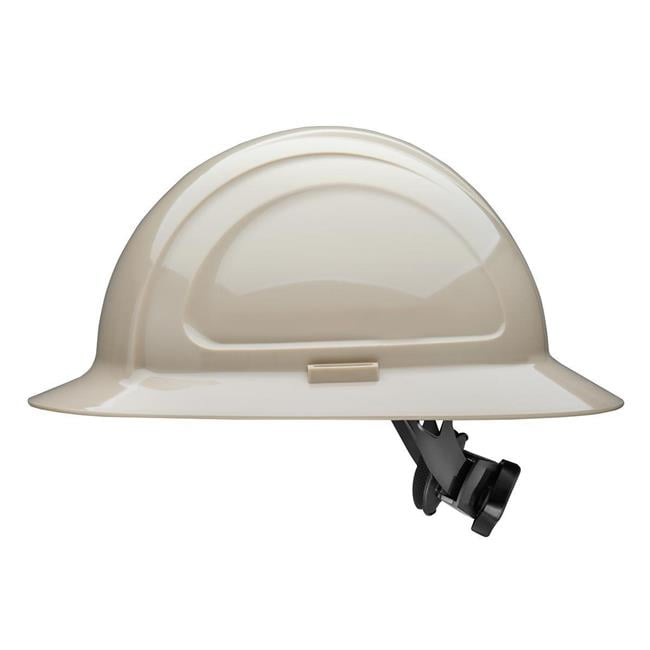 tan hard hat