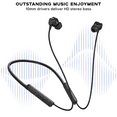 thumbnail image 4 of Cshidworld Bluetooth Headphones, Running Wireless Earbuds with 15 Hours Playtime, HD Deep Bass Stereo IPX7 Waterproof for Workout and Sports, Bluetooth 5.3 Sound Isolation Headsets,Black, 4 of 7