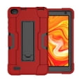 thumbnail image 3 of Goldcherry for VANKYO MatrixPad Z1 / S7 Case , Fusion5 7" Case,Shockproof Silicone Stand Cover Hybrid Rugged Armor Full Body Protective For VANKYO Z1 / S7 / Fusion5 Tab F704Bv2 7 inch(Red+Black), 3 of 8