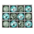 thumbnail image 2 of Bobasndm 2.36 Inch Christmas Balls Ornaments,12PCS Colored Shatterproof Plastic Decorative Hanging Baubles Set for Xmas Tree Decor Holiday Party Wedding Decoration, 2 of 9