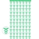 thumbnail image 1 of Nvzi Paquete de 2 cortinas con flecos para decoración de fiestas, cortinas de fondo de oropel para fiestas, serpentinas de murciélagos,cortinas de lluvia para puertas, verde, 1 of 4