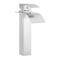 Miseno Ml631 Remi 1.2/2.2 GPM Single Hole Waterfall Vessel Bathroom Faucet - Nickel