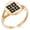 Rose Gold, variant on Stainless Steel Kyogoku Samurai Crest Minimalist Oval Top Polished Statement Signet Ring