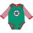 thumbnail image 3 of Inktastic Nautical Little Brother Boys Long Sleeve Baby Bodysuit, 3 of 5