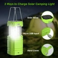 thumbnail image 3 of 3000mAh Large Capacity Hand Crank Solar Camping Lantern, Portable Ultra Bright LED Torch, 23-26 Hours Running Time, USB Charger, Electronic Lantern for Outdoor, 3 of 5
