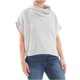thumbnail image 1 of Free People Suéter de manga corta recortada para mujer, gris, grande Free People Pull-over, 1 of 2