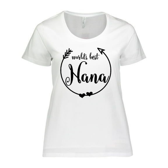 Inktastic World's Best Nana Women's Plus Size T-Shirt