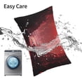 thumbnail image 5 of KLL Red Moon Lava Pillow Covers Envelope Closure,Super Soft and Cozy Fuzzy Fleece Pillow Case Cover (No pillow core） 20"x30", 5 of 5