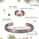 thumbnail image 2 of Juego de anillos y pulsera magnética YUANXCMXG Cobre Puro, 2 of 5
