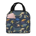 thumbnail image 1 of Easygdp Undersea Animals Bolsa Térmica Premium - Tela Oxford Impermeable, Gran Capacidad, Bolsillo Frontal, Unisex para Trabajo, Escuela, Actividades al Aire Libre y Picnics, 1 of 8