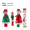 thumbnail image 3 of Kearding Juego de 4 piezas de fundas navideñas para manijas de nevera, adornos para festivales, cubiertas protectoras para puerta de horno con temática Kits de decoración para fiestas Kearding HA070664-00, 3 of 6