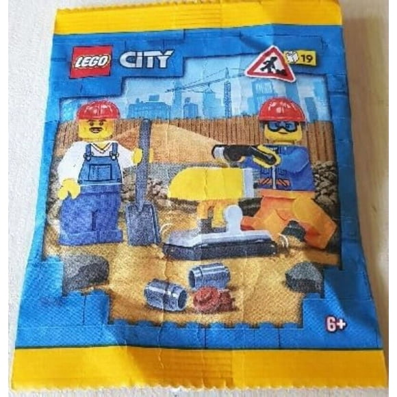 LEGO City: Construction Builder Team with Tamper and Tools Minifigures
