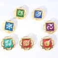 thumbnail image 4 of Genshin Impact Vision Broche - Broche luminoso Ojo de Dios - Accesorios de proyecto de juego para mujer H -, 4 of 5