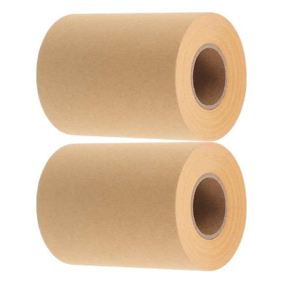 CRILSTYLEO Memo Paper Roll Multipurpose Versatility Recyclable Kraft 2Pcs
