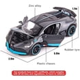 thumbnail image 2 of Maqueta de coche Bugatti Divo de aleación de zinc a escala 1/32 con sonido y luz, 2 of 5