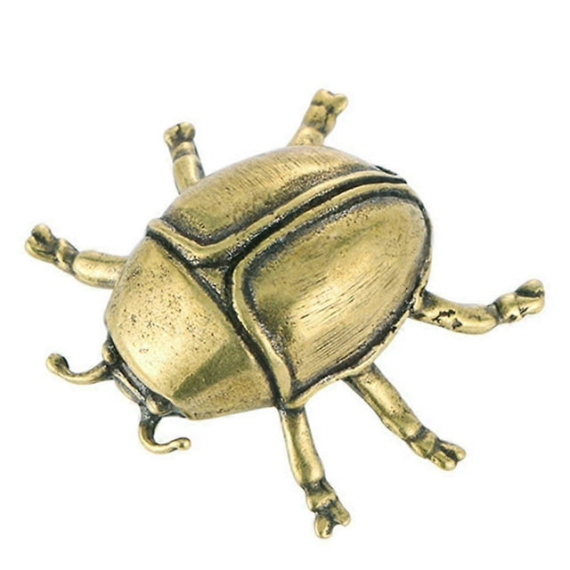 Home Accessories Fairly Garden Beetle Brass Animal Figurine Brass Craft Beetle Miniature Craft