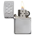 thumbnail image 4 of Zippo Armor High Polish Chrome Deep Carve Zipper Design Pocket Lighter, 4 of 8