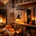thumbnail image 5 of UALSRZL Library Lantern Bookshelf Lamp, Vintage Pumpkin Bookend Light with Warm LED, Battery Operated Shelf Decor for Book Nook Home Library Halloween, 5 of 9