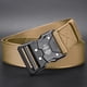 thumbnail image 1 of Cinturón táctico: hebilla automática duradera, perfecto para aventuras al aire libre, accesorios unisex para hombres y mujeres, 1 of 5