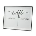 thumbnail image 2 of Better Homes & Gardens Decorative Wi-Fi Password Tabletop Sign, White, 2 of 13