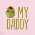 thumbnail image 2 of CafePress - Olive My Daddy Body Suit - Baby Light Bodysuit, Size Newborn - 24 Months, 2 of 4