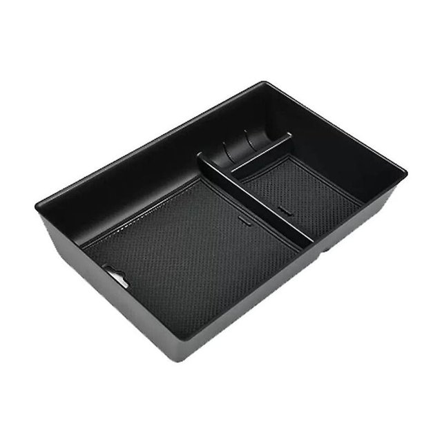 Para Eqs Eqe 350 450 2022 2023 Almacenamiento de apoyabrazos de coche Organizador de consola central Accesorios de bandeja de artículos diversos
