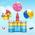 thumbnail image 2 of Juego de juguetes de construcción con bloques de construcción magnéticos PicassoTiles 63P, 2 of 7
