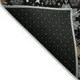 thumbnail image 5 of Addison Rugs Chantille Indoor/Outdoor Transitional Holiday Snowflake Black Machine Washable Round Rug, 8' x 8', 5 of 7