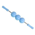 thumbnail image 4 of BELOVING Massage Roller Compact Practical Ergonomic Multifunctional for Foot Legs Arm Three Ball Blue, 4 of 10