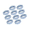 thumbnail image 4 of relayinert DOUBLE EAR CLIPS ,O CLAMP ,ZINC ,10 PACK PLATED STEEL 23 or 27mm 5Set, 4 of 6