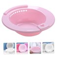 thumbnail image 4 of Minkissy 2Pcs Portable Sitz Bath for Women Plastic Pink for Patient Care, 4 of 8