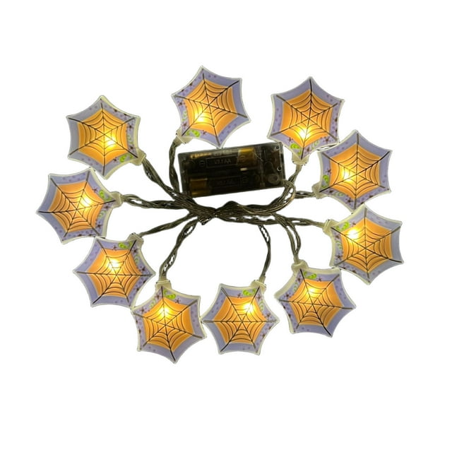 Indoor Halloween Easter Ghost Festival Light String Pumpkin Ghost Skull Decorative Colored Lights Light