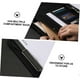 thumbnail image 3 of Zipper Portfolio Multifunctional Document Holder in Black Faux Leather, 3 of 5