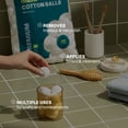 thumbnail image 4 of Cliganic Jumbo Cotton Balls, Hypoallergenic Large Cotton Balls, Gentle and Absorbent, 400 Count, 4 of 5
