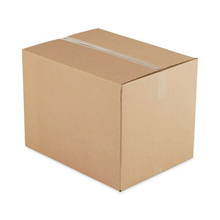 Fixed-Depth Brown Corrugated Shipping Boxes, Regular Slotted Container (RSC), Small, 6 Fixed-Depth Brown Corrugated Shipping Boxes, Regular Slotted Container (RSC), Small, 6