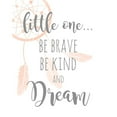 thumbnail image 3 of Quach, Anna 12x14 Black Modern Framed Museum Art Print Titled - Be Brave and Kind, 3 of 5
