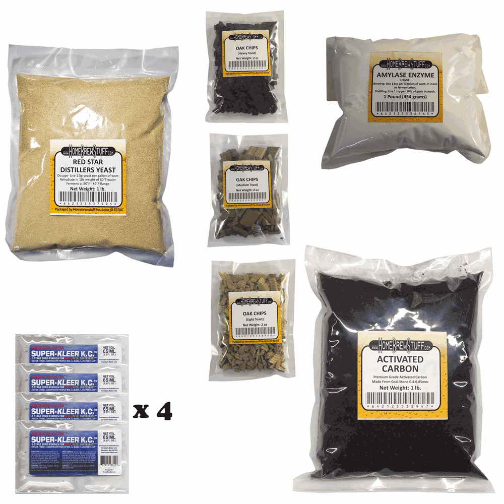 (DADY) Dry Active Distillers Yeast Deluxe Moonshine Essentials Refill