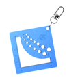 thumbnail image 3 of segolike Sweater Pin Measuring Ruler, Knitting Pin Gauge Ruler, Arts Crafts with Keychain Blue, 3 of 9