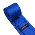 thumbnail image 6 of HISDERN Tie for Men Paisley Floral Tie Handkerchief Woven Business Formal Necktie Pocket Square Set, 6 of 8