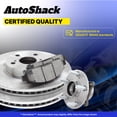thumbnail image 6 of AutoShack Front & Rear Brake Rotors Ceramic Brake Pads Wheel Bearing Hub Assembly | Replacement for 2017-2019 Nissan Sentra 1.6L FWD | 16-PC Kit, 6 of 6